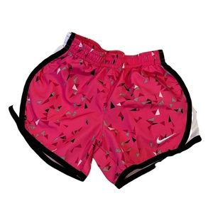 NIKE YOUTH GIRLS DRI-FIT SHORTS - SIZE XS - 3-4 YRS. - BLACK|PINK|WHITE